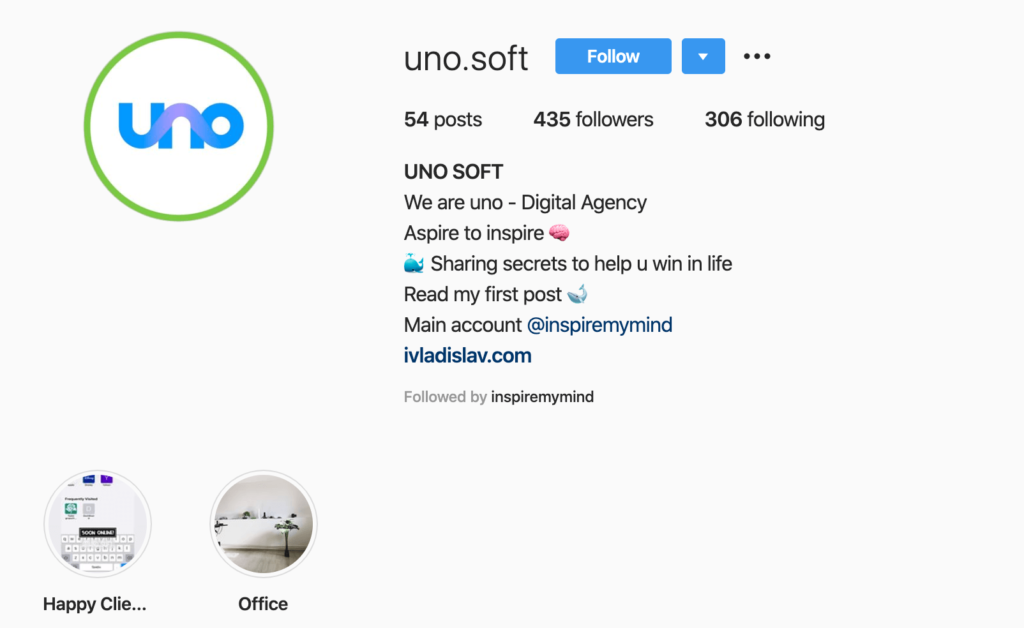 uno soft instagram account