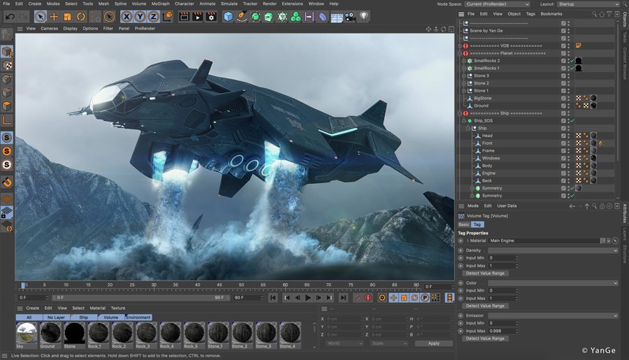 Cinema 4D - 3D animation Software