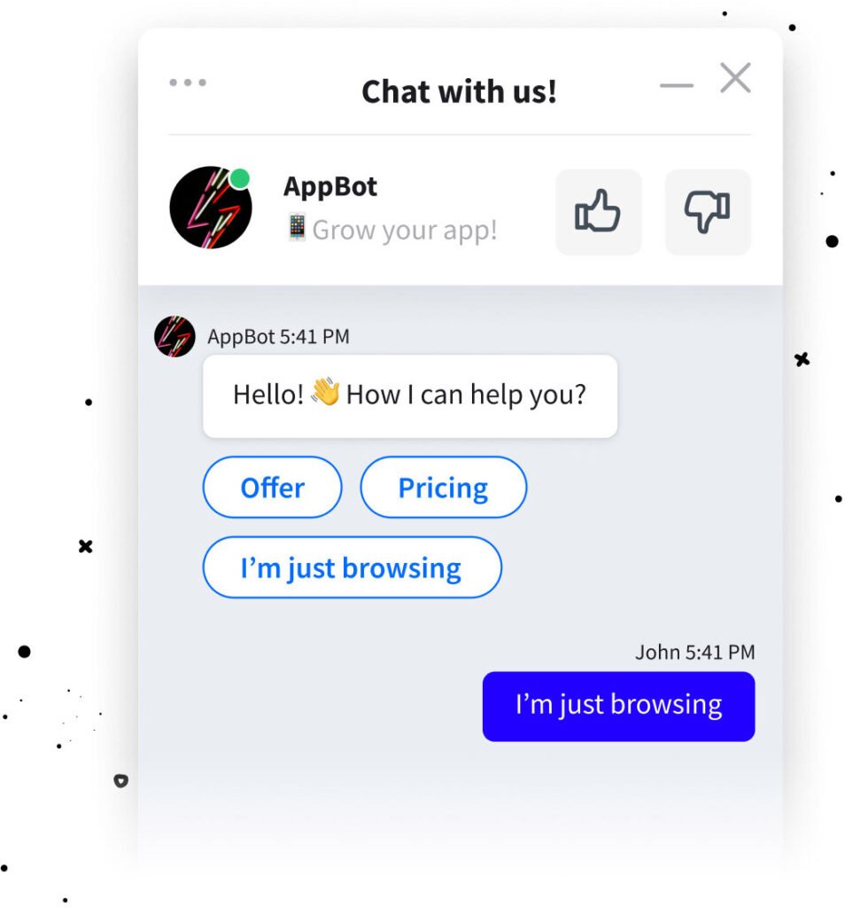 example of a chat bot