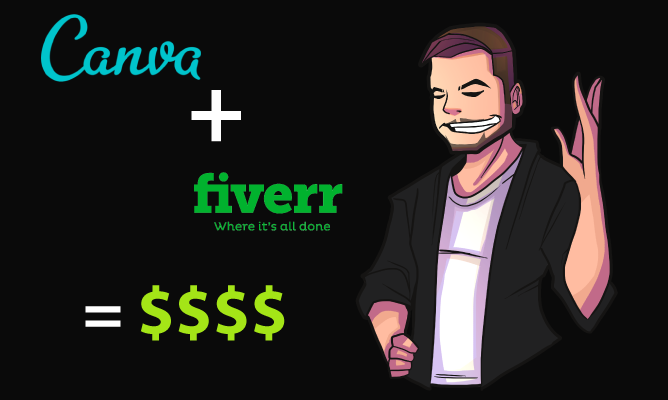 make money online method fivver canva